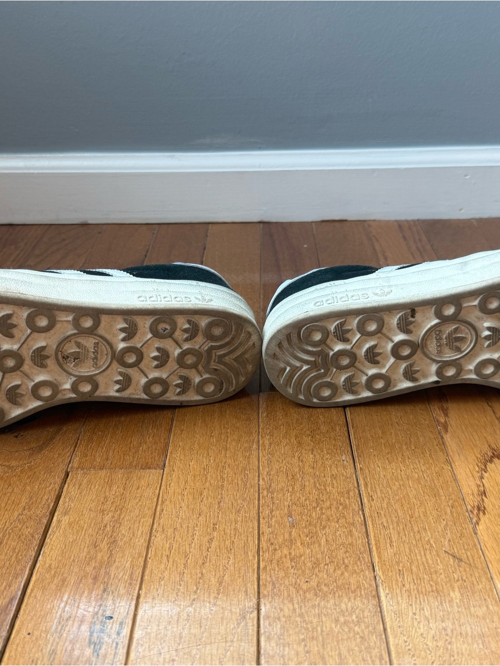 adidas Gazelle Women’s Black and White Sneakers - Picture 4 of 4